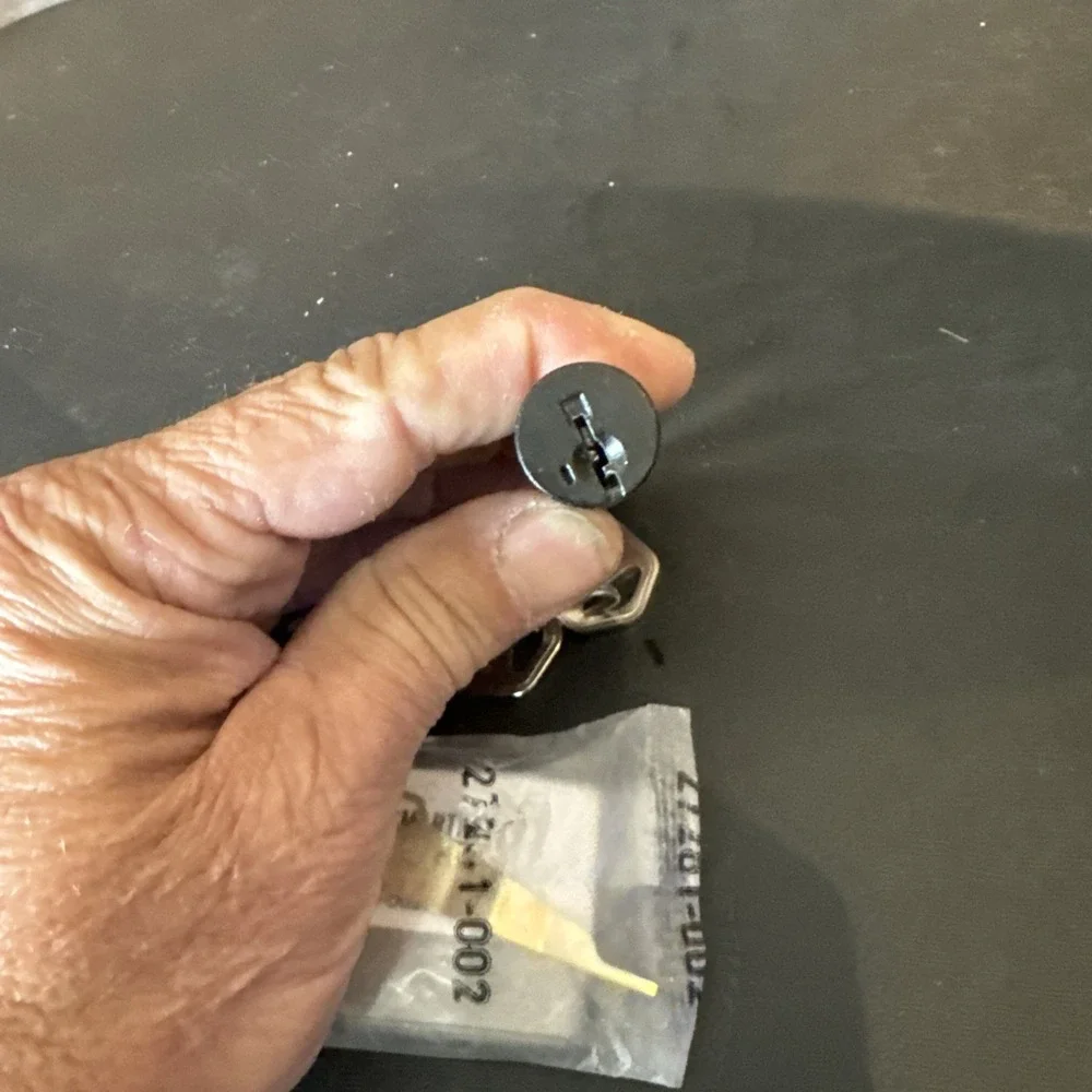 Kwikset‎ SmartKey Deadbolt Cylinder Replacement Part With Reset Tool matte black